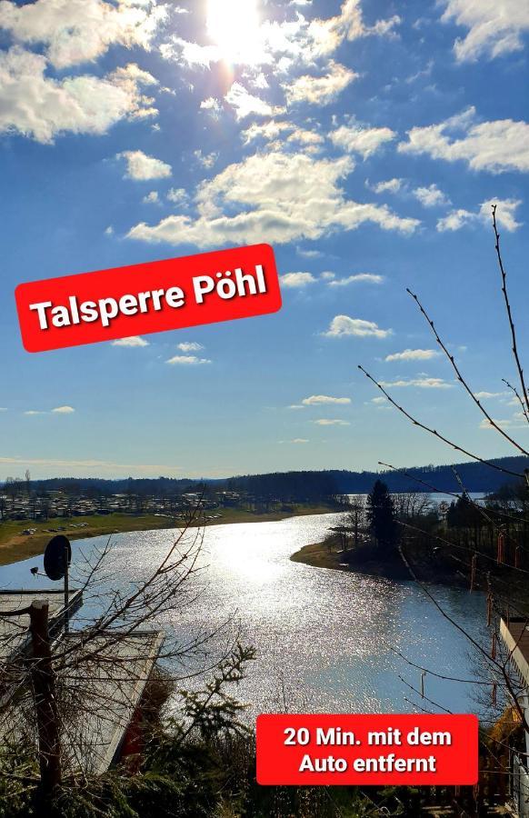 FEWO Blick Mylau 80m2 - Nähe Freizeitpark Plohn&Göltzschtalbrücke - Ruhige Lage - Wald - Wandern - Rad fahren Reichenbach im Vogtland Exterior foto