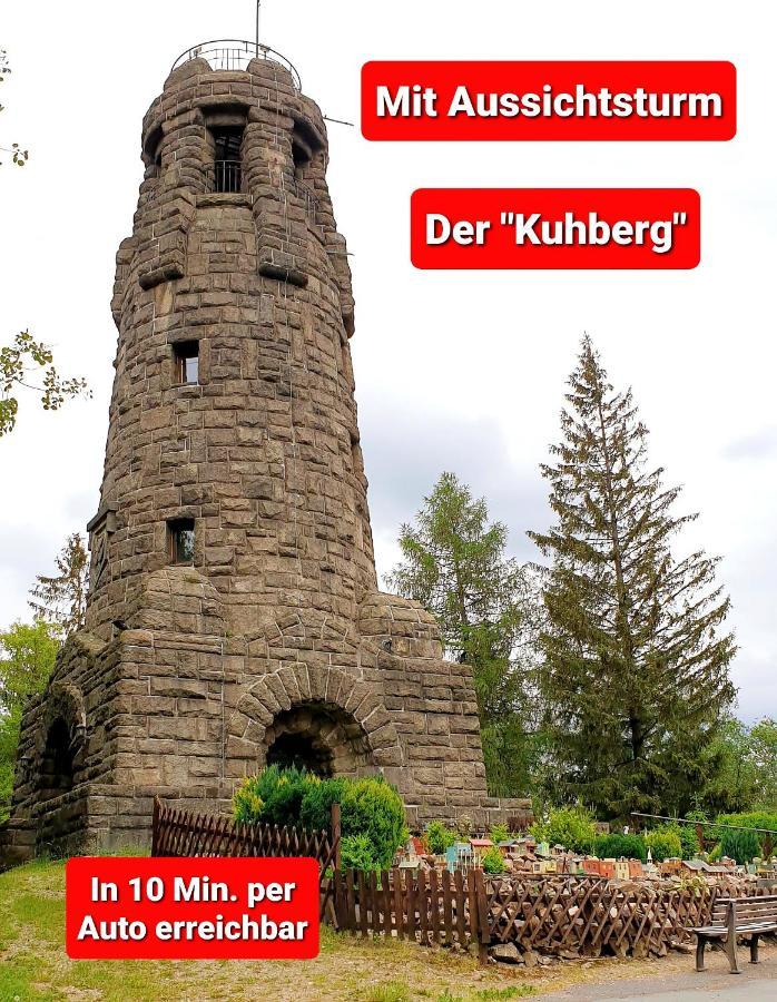 FEWO Blick Mylau 80m2 - Nähe Freizeitpark Plohn&Göltzschtalbrücke - Ruhige Lage - Wald - Wandern - Rad fahren Reichenbach im Vogtland Exterior foto
